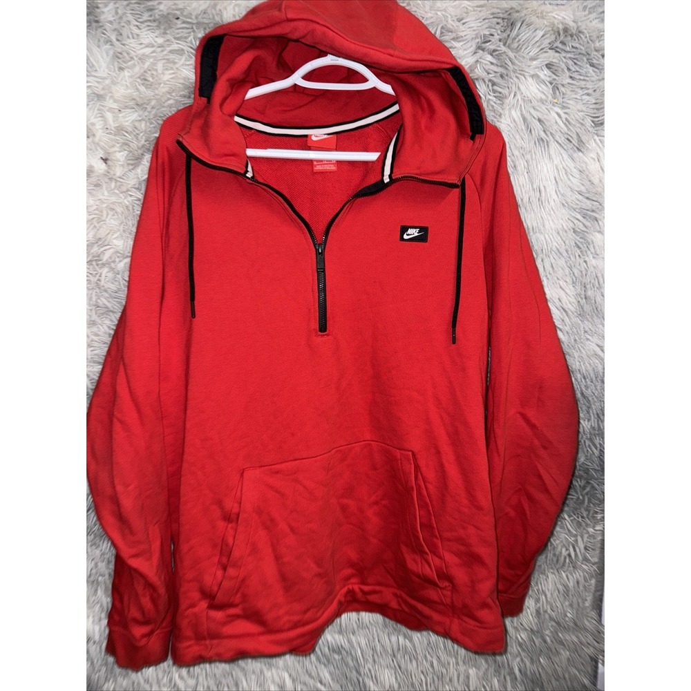 Nike Sportswear‎ Mens XL Modern Hoodie Red Jacket Pullover 805132-657